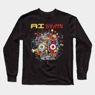 AI Brain Future Long Sleeve T-Shirt